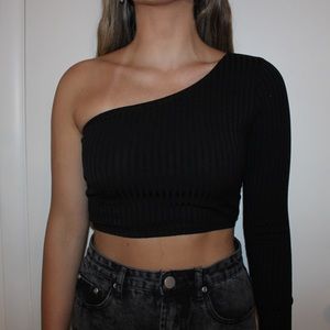forever 21 one shoulder top